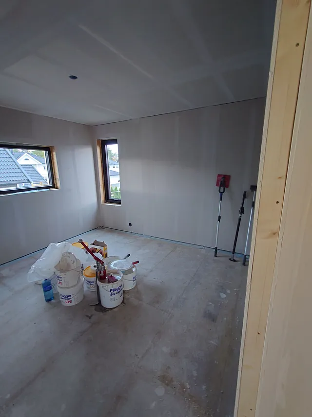 Sparkling og maling av hus